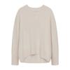 Round Collar Long Sleeve Sweater Women Autumn Winter Simple Solid Colour Knitwear Loose Pullover Sweater Comfortable Undercoat Long Sleeves Sweater