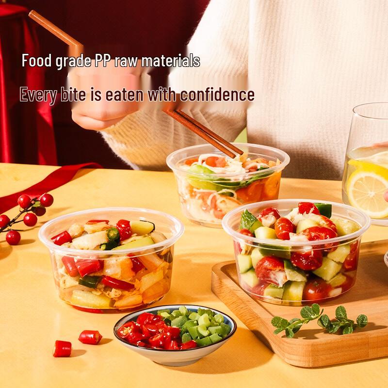 Disposable Microwaveable Round Bowls