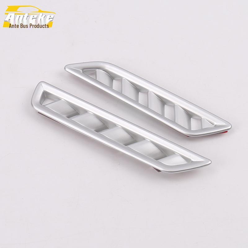 19-Model Sagitar Front Air Vent Decorative Trim - Bright Dashboard AC Outlet Frame