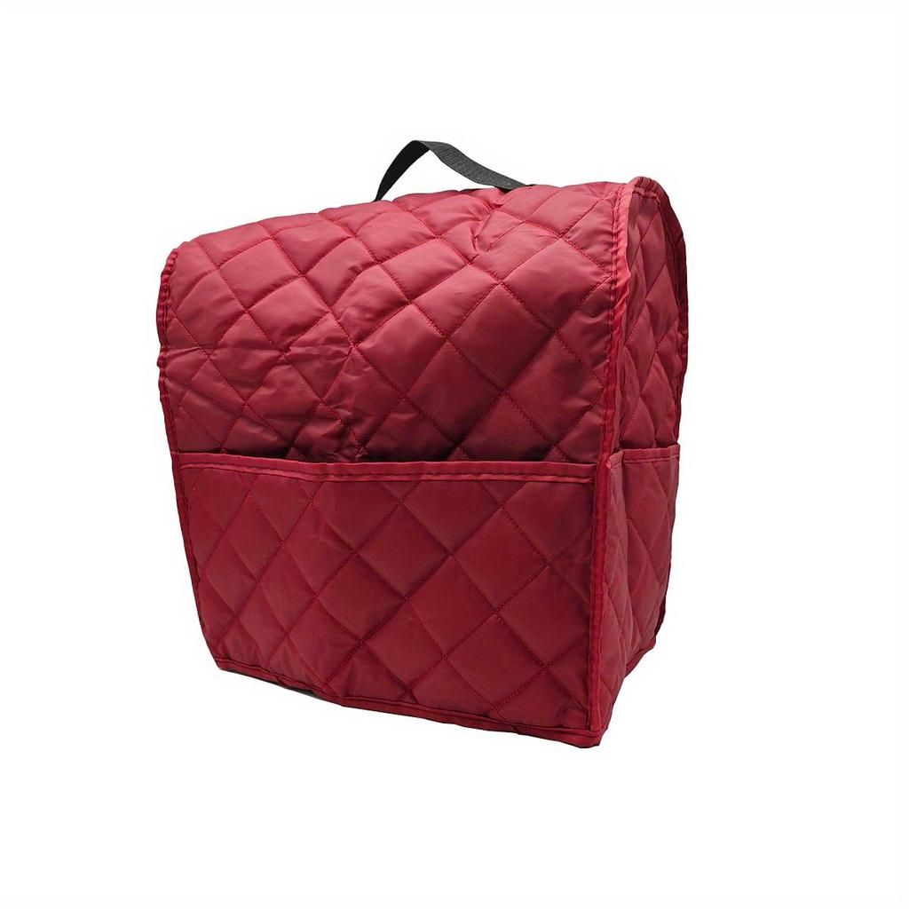 [Durable Stand Mixer Cover] Durable 1pc Multi-Color Stand Mixer Dust Cover with Side Storage Bag | Quilted Polyester, Perfect for Kitchen Appliances