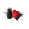 Car Tire Waxing Sponge Car Wax Applicator Pad With Lid Curved Shaped Easy Waxing Tire Sponge Tire Cleaning Tools Detailing Brush