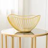 Metal Fruit Basket Simple Fruit Basin Multi-Size Iron Snack Bread Vegetable Storage Bowls Kitchen Eggs Dessert Holder Organizer