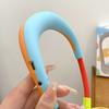 Lightweight Construction Portable Neck Fan Foldable Design Wearable Personal Fan  Daily Use