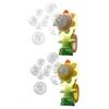 Sunflower Bubble Machine for Car Automatic Bubble Blower with Remote Control Fun Swing Dance Bubble Maker with Colorful Lighting for Parties Events