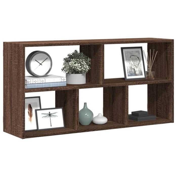 VidaXL Wall Shelf Brown Oak 100x25x50 Cm Engineered Wood 853278