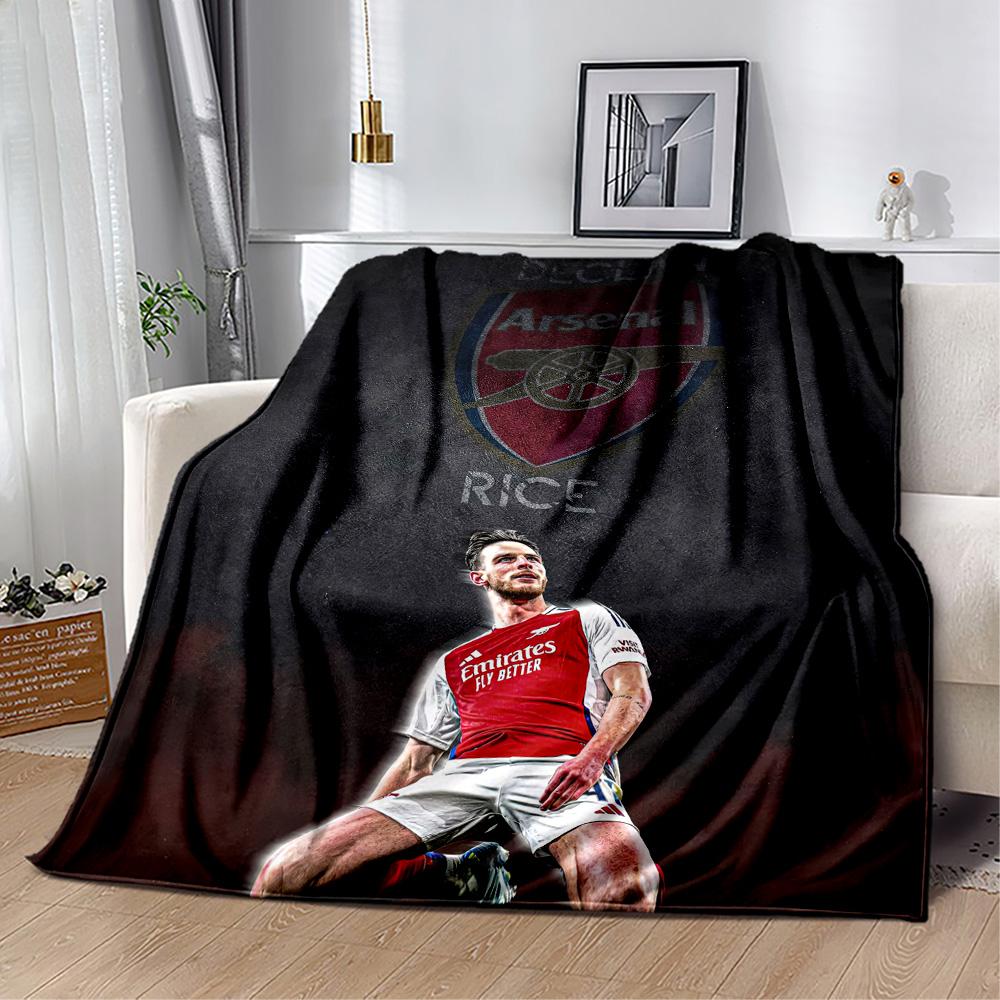 Arsenal Decke Weich Warm Gemütlich Geeignet für Bettwäsche Meeresufer Sofa für Alle Jahreszeiten Modern Bestes Feiertagsgeschenk für Freunde Familie