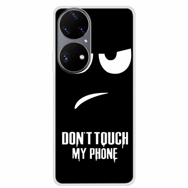 For Huawei P50 Pro Case P50 P50E Clear Fashion TPU Silicone Shockproof Phone Case for Huawei P50 Pro Case P 50 Protective P50Pro