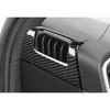ABS Carbon Fiber L&R AC Air Outlet Vent Cover Trim For Porsche Cayenne 2018-2023