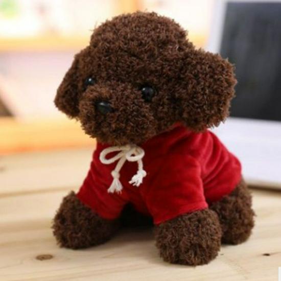 Curly Teddy Dog Plush Doll - Children's Birthday Gift Ragdoll Toy
