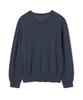 MILLO ARCHIVE Crop V-Neck Knit [Navy]