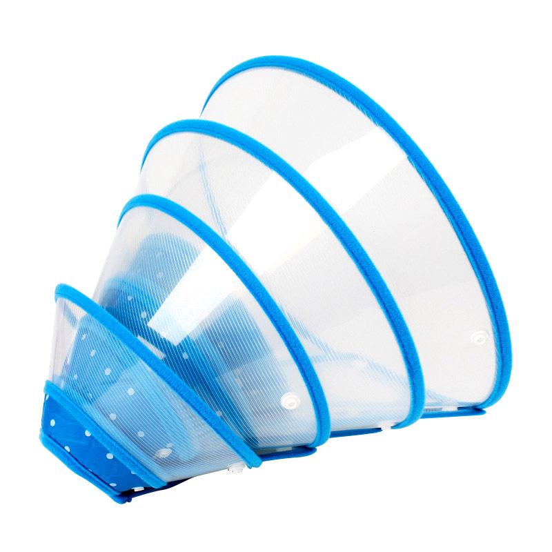 

Прозрачный ПЭТ Елизаветинский воротник - Защита от укусов и вылизывания, Головной убор для кошек и собак, Защитный конус стыда S Neck 15-20cm