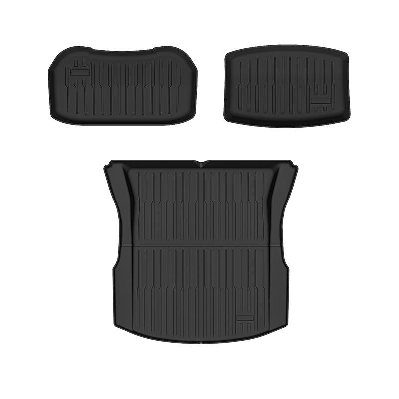 Tesla Model 3/Y Trunk & Rear Seat TPE Mat - Baby Safe