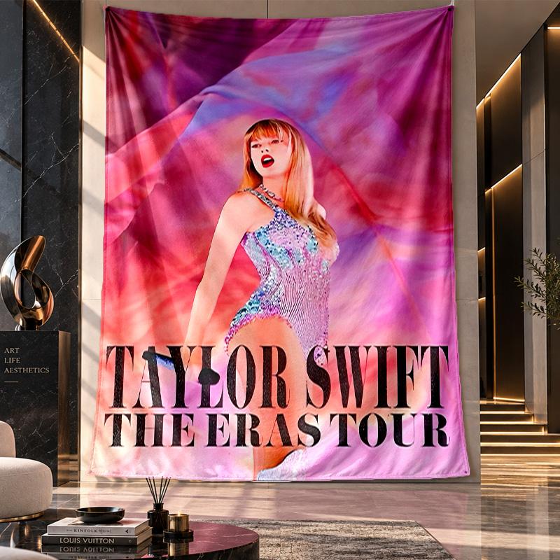 Wall Hanging Tapestry,Taylor Swift Printed Fabric Backdrop For Dorm Room Party Decoration