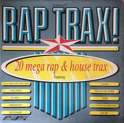 LP Record VARIOUS - Rap Trax! SMR859 Stylus Music 1988 UK Rap & Hip-Hop/R&B Used