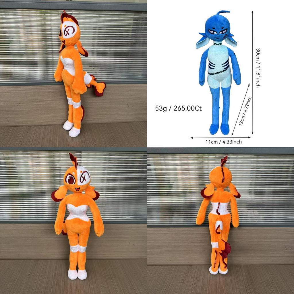 Plush Clownfish Toy With Soft Crystal Fiber Filling For Kids And Collectors