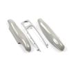 For Porsche Panamera Cayenne Macan 718 971 Boxster 982 911 Taycan Original Car Paint And Same Color Matte Grey Key Case Shell