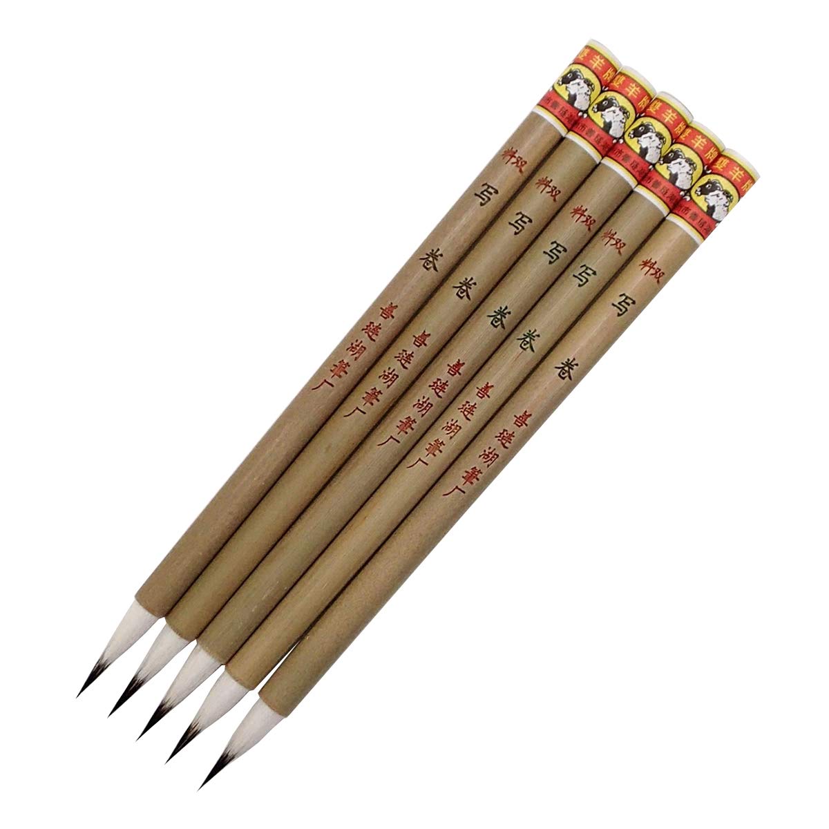 

Calligraphy Double Sheep Double Set of Tang Small Fine Brush Brushes, Brand, Material, Shamaki, 5, Brush, Brush,