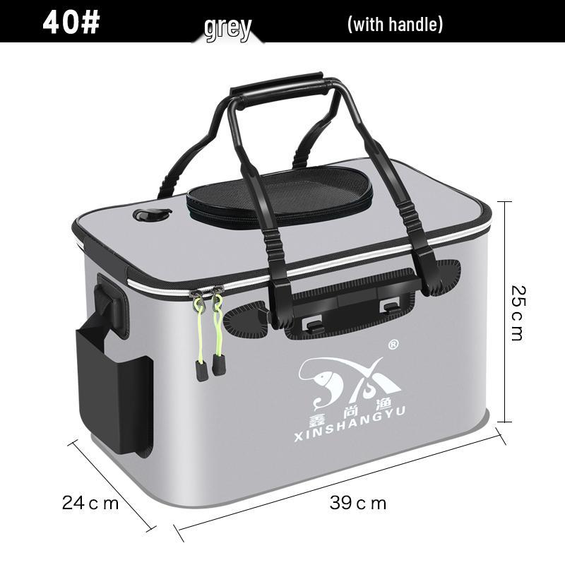 Foldable EVA Fish Keeper Bucket - Thickened Waterproof Fishing Gear