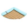 Pet Cooling Mat Portable Breathable Canvas Detachable Washable Triangle Dog Cat Cooling Bed for Camping Travel