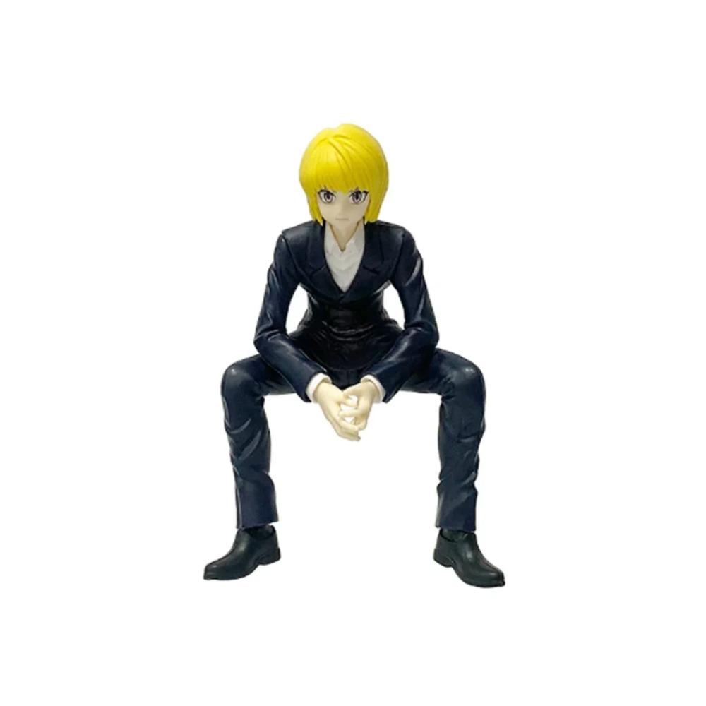 11.5-14cm Hunter×Hunter Anime Figure Kurapika Action Figure Chrollo Illumi Hisoka Figurine Collection Noodle Stopper Model Toys