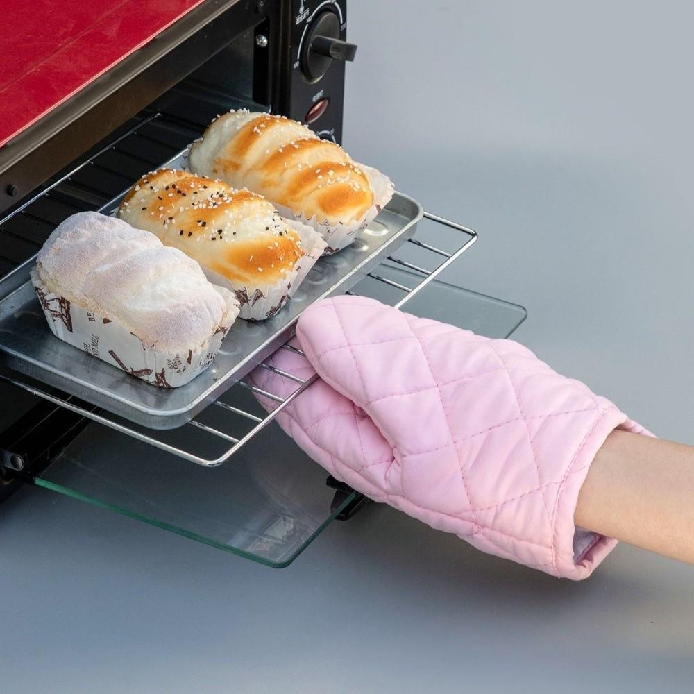 2PCS Thickened Microwave Gloves Non-Slip Grilling Mitts Heat-Resistant Gloves  Kitchen Accessories