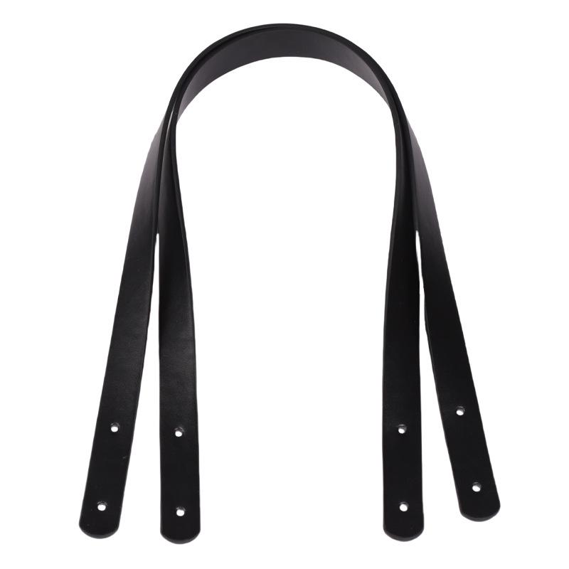 62CM PU Leather Rivet Shoulder Strap with Double-Sided Leather Handle Replacement
