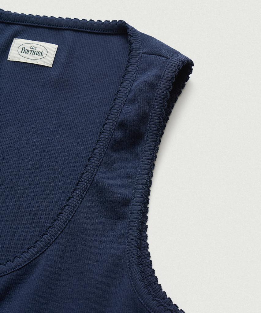 Deobanes Clara Button Layer Tank Top_Light Gray