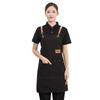 Grembiule da Barista Impermeabile con Logo Personalizzato per Donne - Ideale per Caffetterie, Pasticcerie e Servizi di Catering