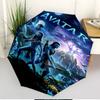 Avatar Print Automatic Open Close Umbrella, Portable Foldable Umbrella, for Outdoor Commute Camping Trip, Ideal Birthday Gift