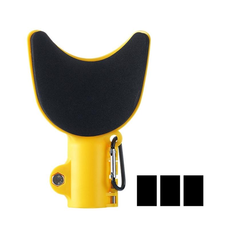 Fishing Rod Holder Rest Nonslip Stand Wrist Support Bracket with Comfortable Elbow Pad Rotating Rod Arm Protector