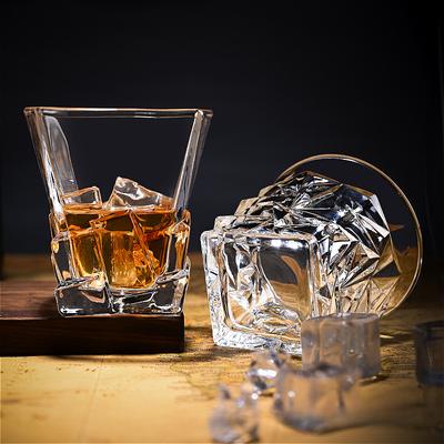 2 st Set Lyxiga Vinglas High End Cocktailglas Whiskeyglas Dricksglas Mugg för Kalla Drycker Vinglas Bartillbehör
