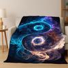 Yin Yang Symbol Chinese Tai Chi Flannel Blanket Soft Warm Throw Blanket for Bedroom Living Room Bed Travel Camping Picnic Gift