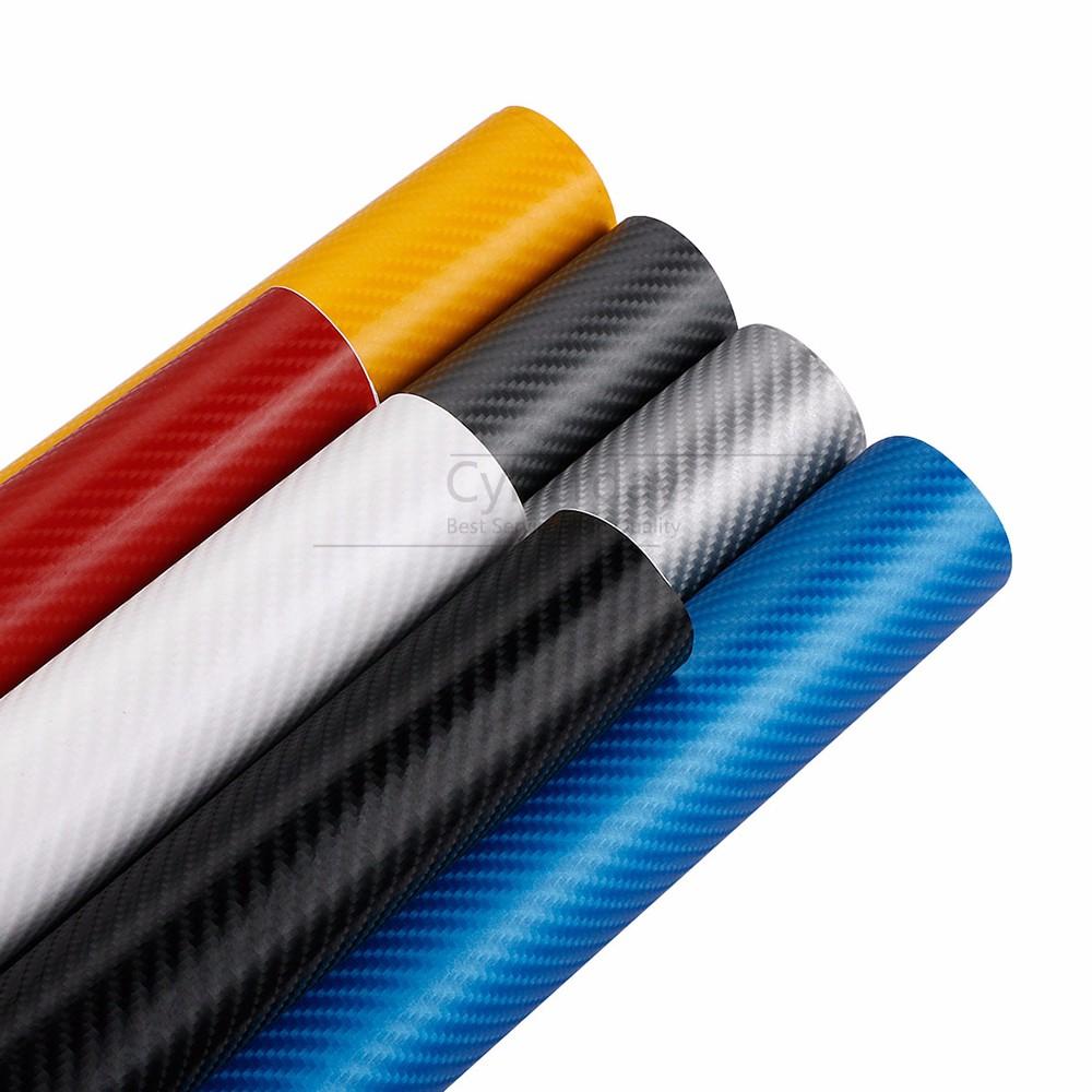 3M Auto fólie na wrapping z karbonového vlákna DIY Auto styling 4D zesílené Auto samolepky Vodotěsné Bez vzduchových bublin 100 mm x 1520 mm