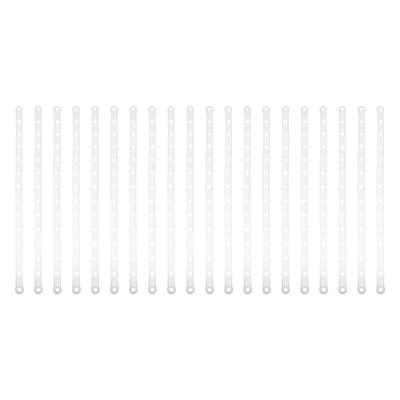 20 Stück Verbindungsstreifen Aufhänger Verbindung Kleiderbügel Weiß Präsentationsstreifen Kunststoff