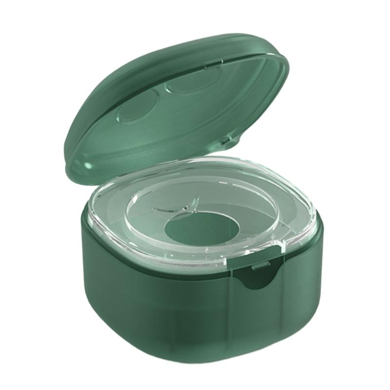 

Коробка-пустышка в виде кошачьей лапки, держатель для пустышки для младенца, держатель для соски, контейнер для пустышки, держатель для соски-пустышки для путешествий зелёный