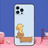 Dachshund Silhouette Dog Phone Case For iPhone 17 Air 16 15 14 11 12 13 Pro Max 13 mini 15 16 Plus 16e Bumper Cover