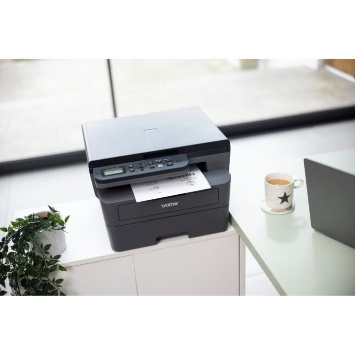 Imprimante multifonction - BROTHER - DCP-L2620DW - 3-en-1 - Monochrome Laser - A4 - Recto-verso - WiFi - Toner - Embarque 700 pages
