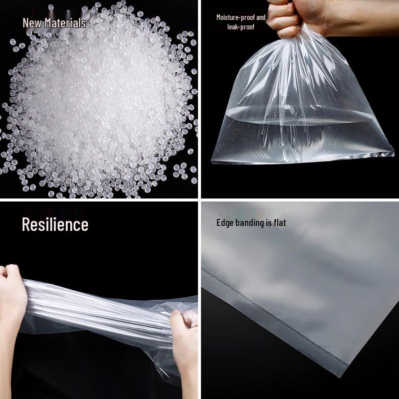 High-Pressure Transparent PE Flat Bags
