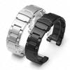 Stainless Steel Strap for Casio G-Shock GST-W300/400G/B100/S310/S120/S110/W110 Men Metal Silver Black Watch Band Bracelet Chain