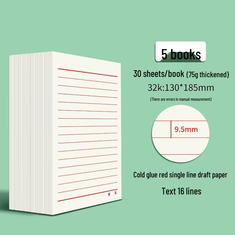 Škrábací papír pro postgraduální zkoušky, vysokoškolské a středoškolské studenty, 2000 listů, A4 náčrtník, prázdný B5 kalkulační papír.