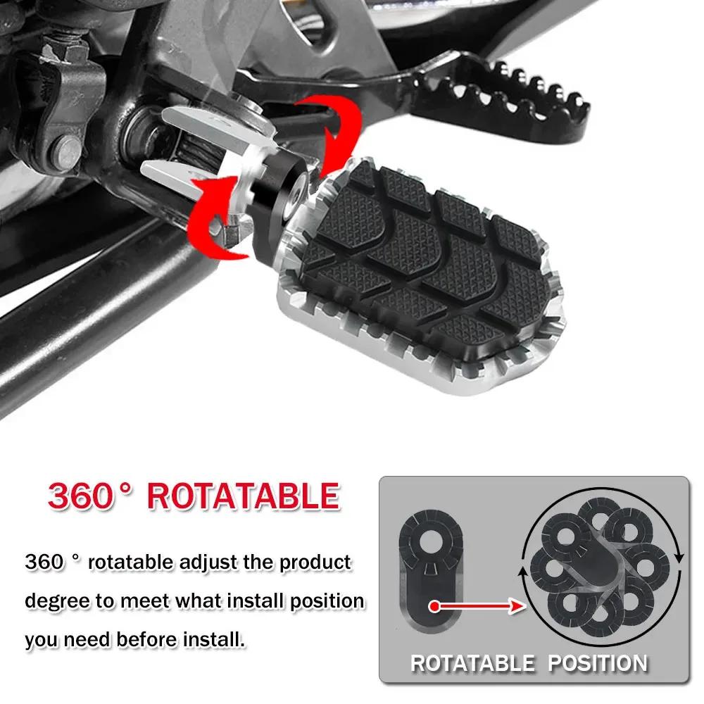 Motorcycles Footrests for Honda NC750 750X Foot Pedals CB400 250 400 600F Foot Rests VFR800F VFR1200F CBR600F CBR600 Footpegs