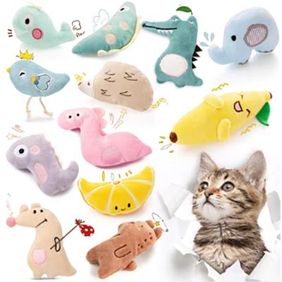 Evcil Hayvan Diş Gıcırdatma ve Isırma Önleyici Oyuncak Karikatür Peluş Hayvan Sevimli Bebek Kendi Kendine Eğlence ve Sakinleştirici Evcil Kedi Oyuncağı Evde Oyun İçin Uygun