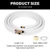 Air Conditioning Copper Hose Extension Thicken Insulation Cotton Copper Hoses Replacement Air Conditioner Pipe Fittings