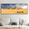 Landscape Canvas Painting Desert Camel Pyramid Sunset Posters And Prints Wall Art Pictures For Living Room Home Decor No Frame
