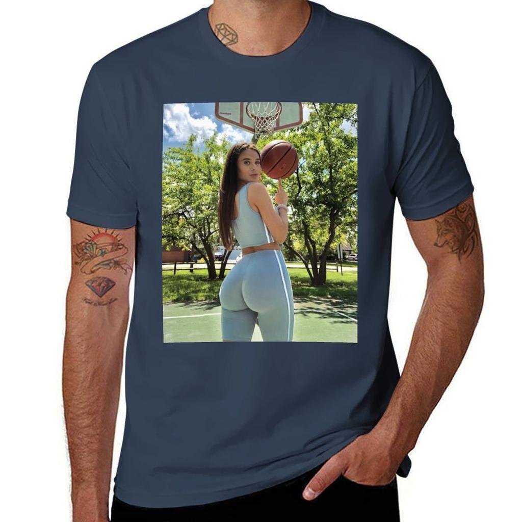 Lana Rhoades Poster Tshirt Casual Everyday Short Sleeve Tshirt