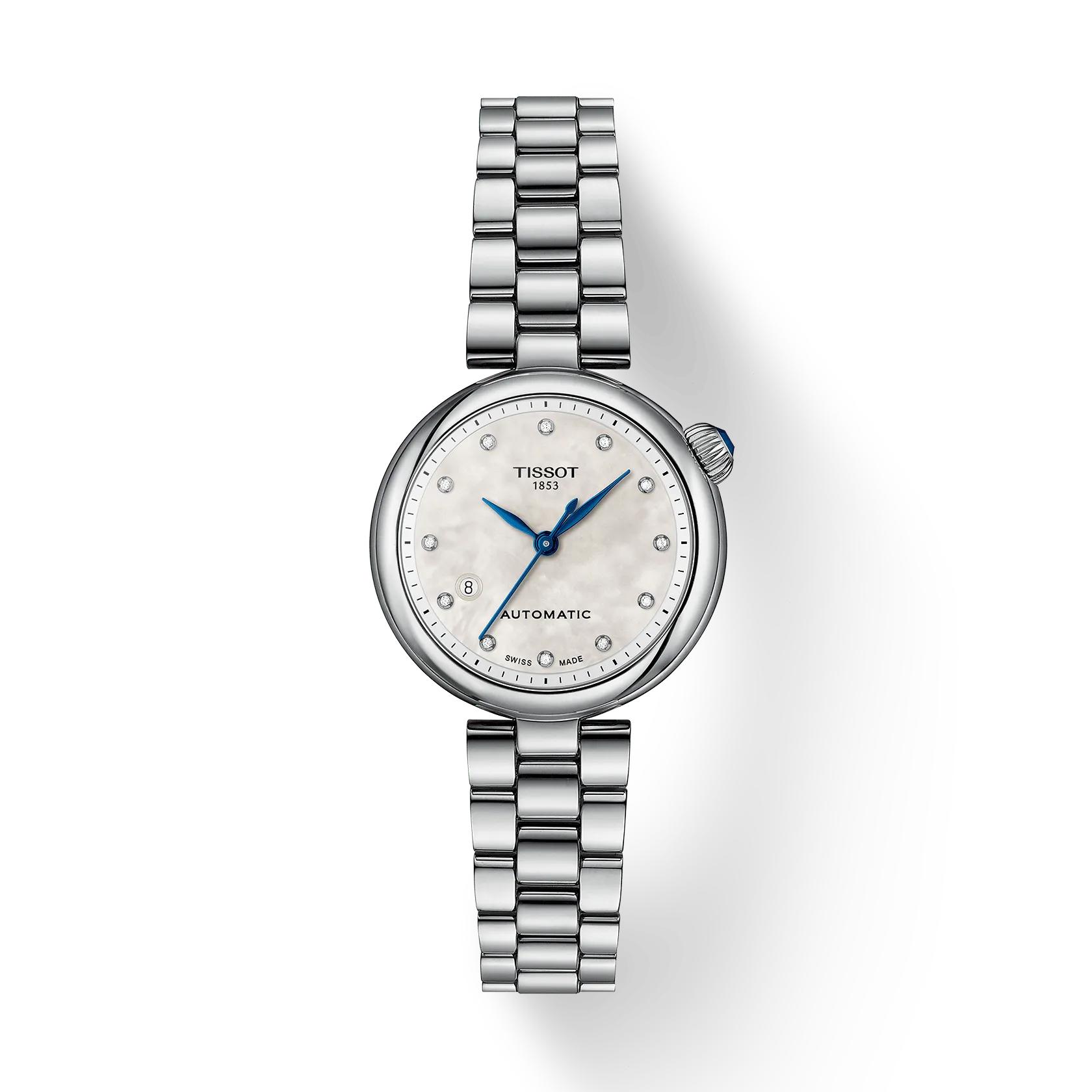 Tissot Stainless Steel white mother of pearl Dial Men s Fashion Watch T152.207.11.116.00 белый