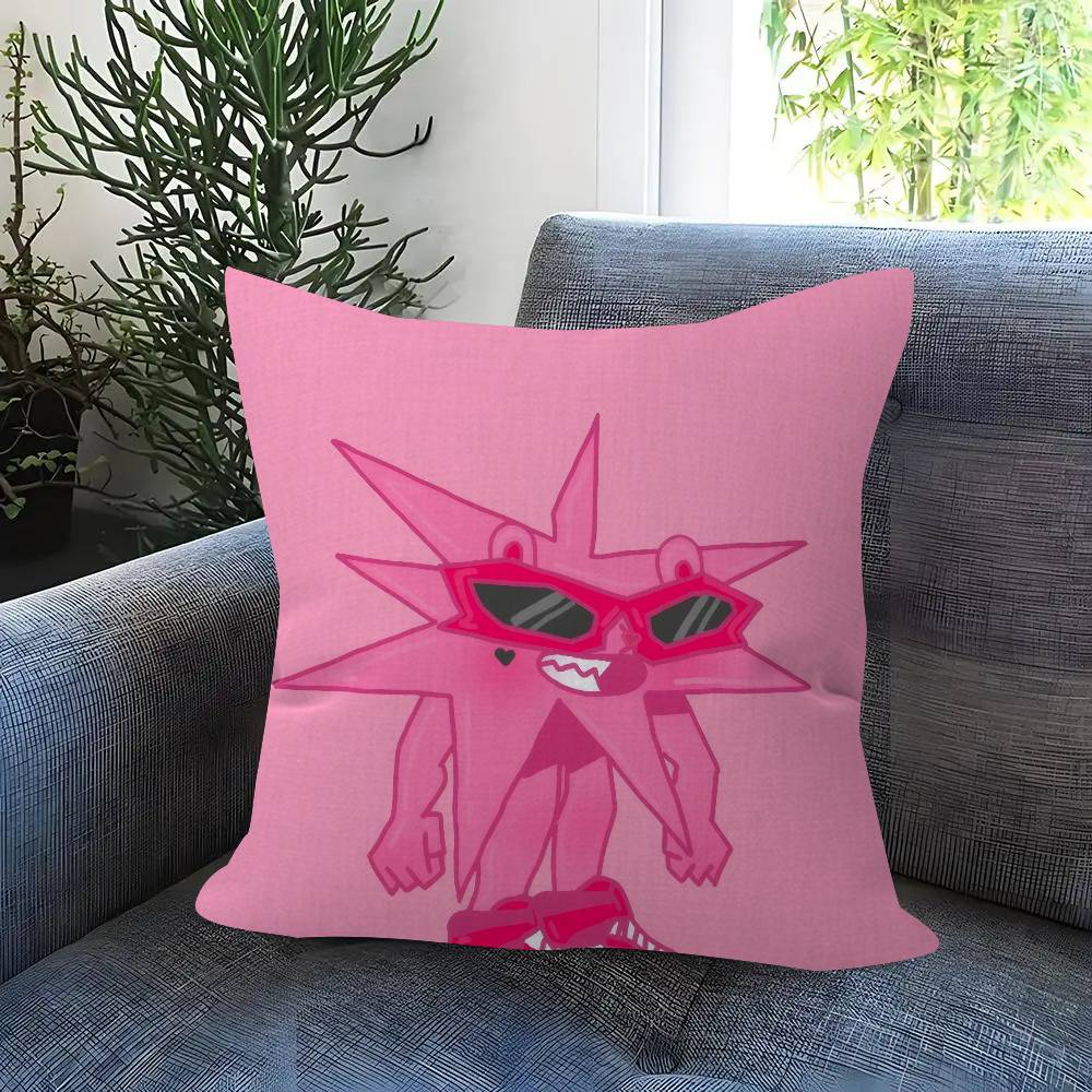 SINGER OOmar Courtz Album Doublesided Printed pillow cover Short plush Suitable living room bedrooms sofas throw cushion cover