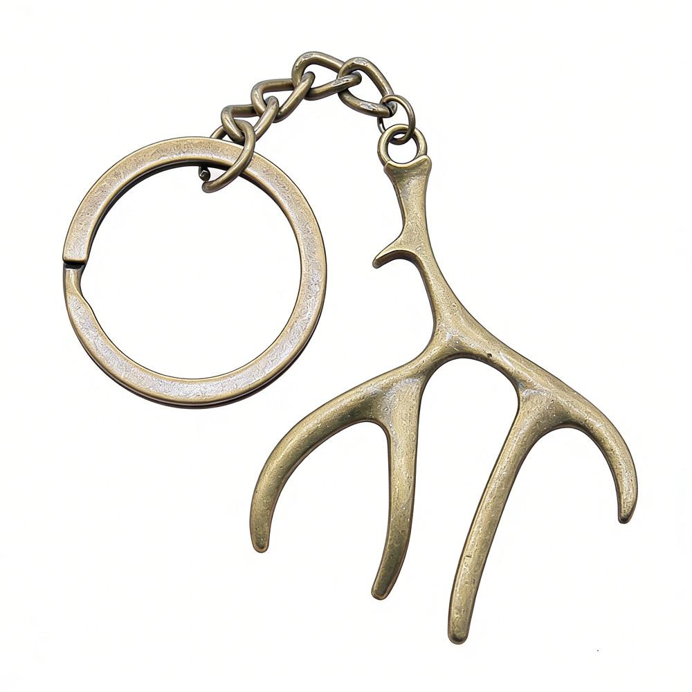 Merry Christmas Keychain Letter Charm Holiday Key Holder 28mm Ring