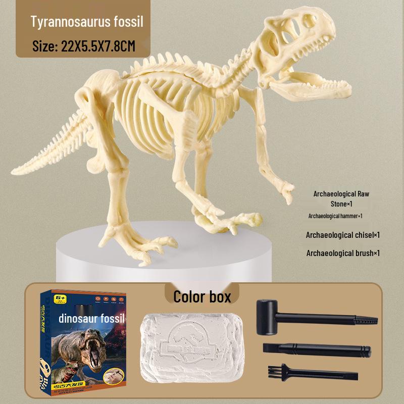 Dinosaur Fossil Excavation Kit: Children's DIY Science and Gem Dig Adventure