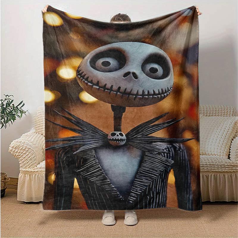 1pc Nightmare Before Christmas Soft Throw Blanket Flannel All Season Light Weight Living Room/Bedroom Warm Blanket. M7290166